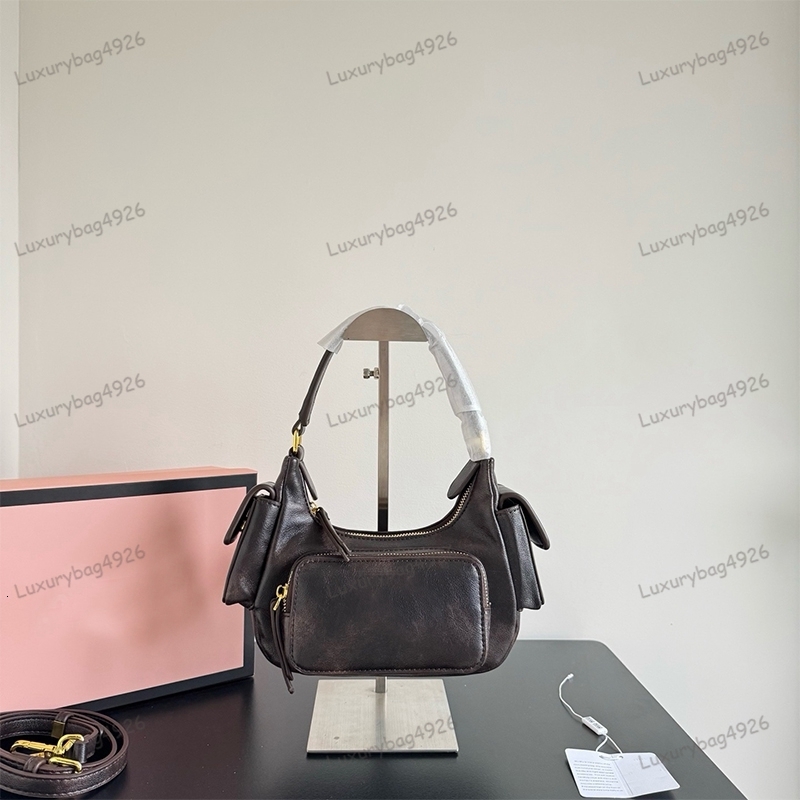 Light Luxury Vintage Underarm Bag High Quality Handbags New Designer Tote Real Sheepskin Bags Fashion Shoulder Bag Designer Womens Purse