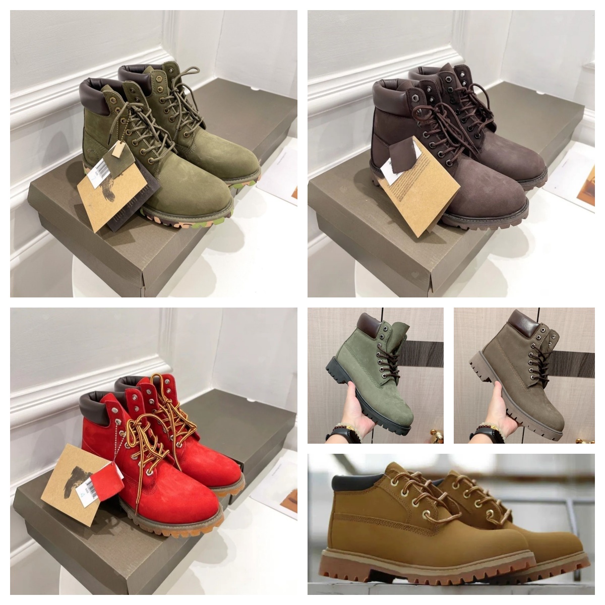 designer outdoor recreation Martin boot men women classic pu waterproof Non-slip wear-resistant tactical boots multi-functional west cowboy fashion