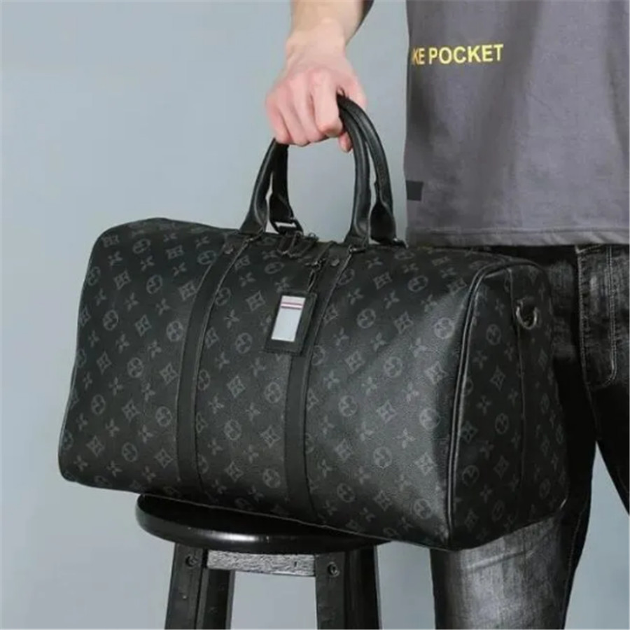 2025 10A Top Quality New 55CM Leather designer men Duffel Bags Suitcases lage Sport Outdoor Packs shoulder Travel messenger bag Totes bags Unisex ha