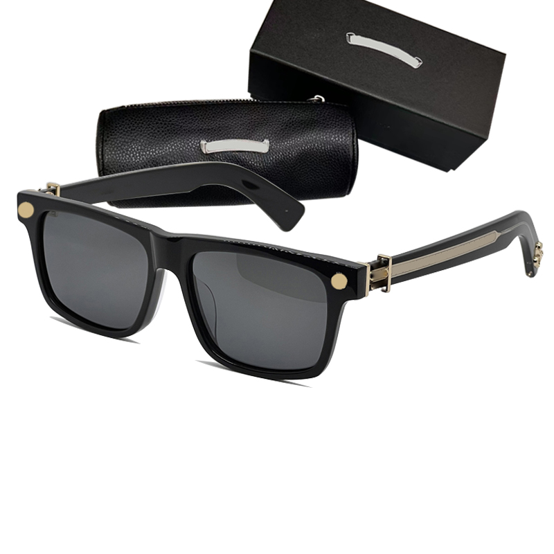 Lunettes de soleil vintage pour homme monture carrée design luxueux style steampunk protection UV400 unisexe optique