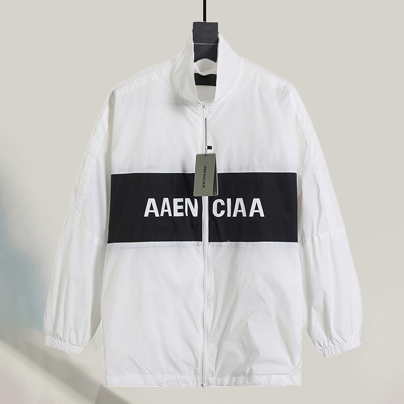 Men's Jackets Designer Alphabet print splicing color blocking anti-wear jacket for men and women