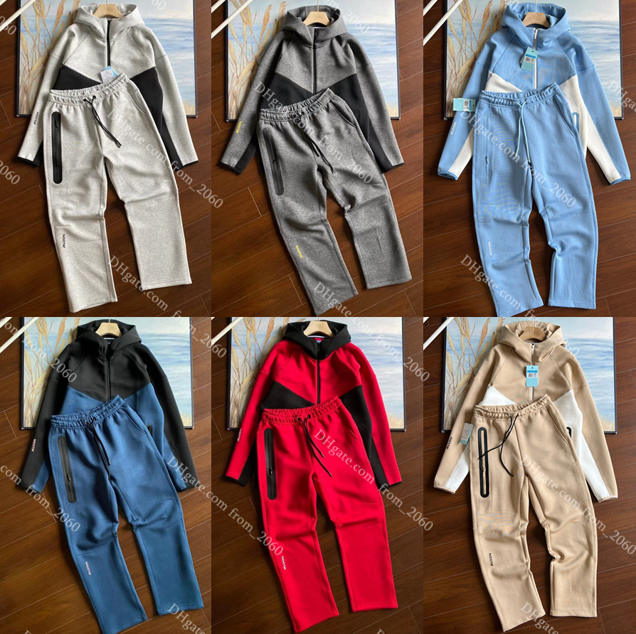 Designer Hoodie Tech Fleece Men Jacket Zip Up Tracksuit Asian Size Jogger Pants Sportswear Streetwear Fashion Jogging Suit for Fitness and Casual-image-917103350