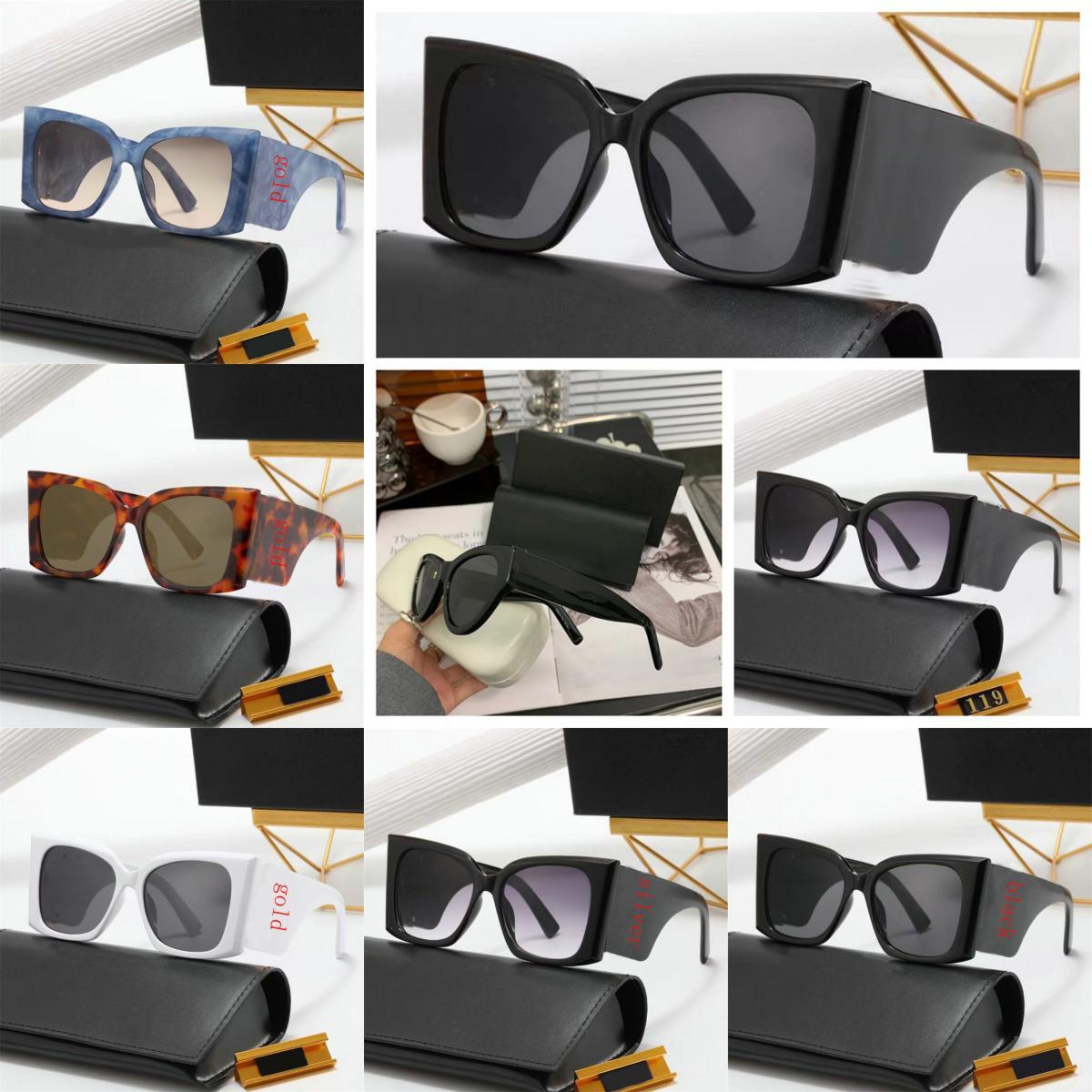 Lunettes de soleil de concepteur pour hommes femmes lunettes de soleil lunettes de soleil dégradées de mode simple marque cadre noir UV400 plage