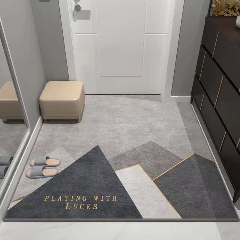 Carpet Door Mat Printed Entrance Door Floor Mat Dirt-resistant Household Stepping Mat Entrance Porch Mat-image-1052659977