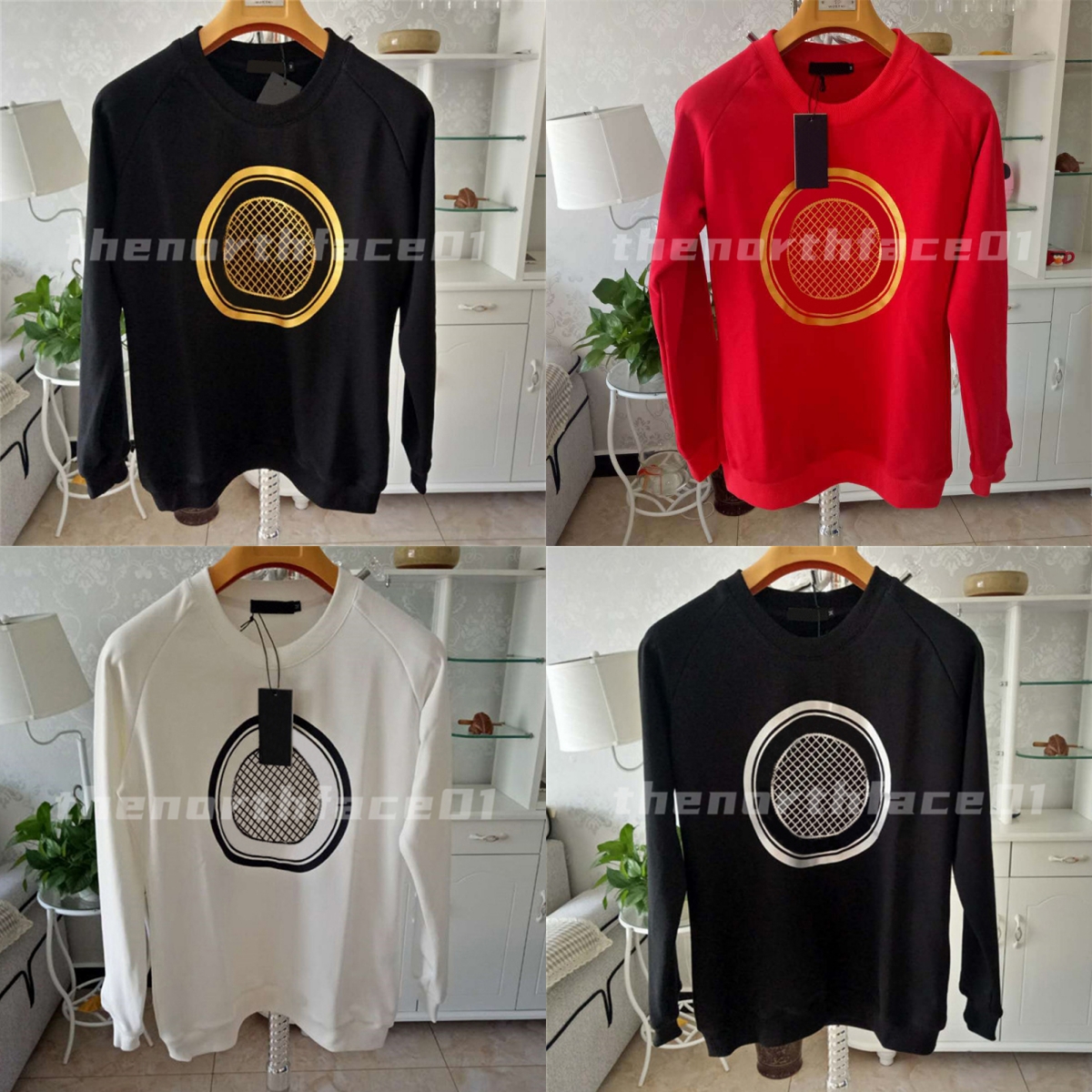 Newest Hoodie Designer Hoodies Men Women Pullover Loose Fit Long Sleeve Mens Round Neck Sweaters Size S-XL