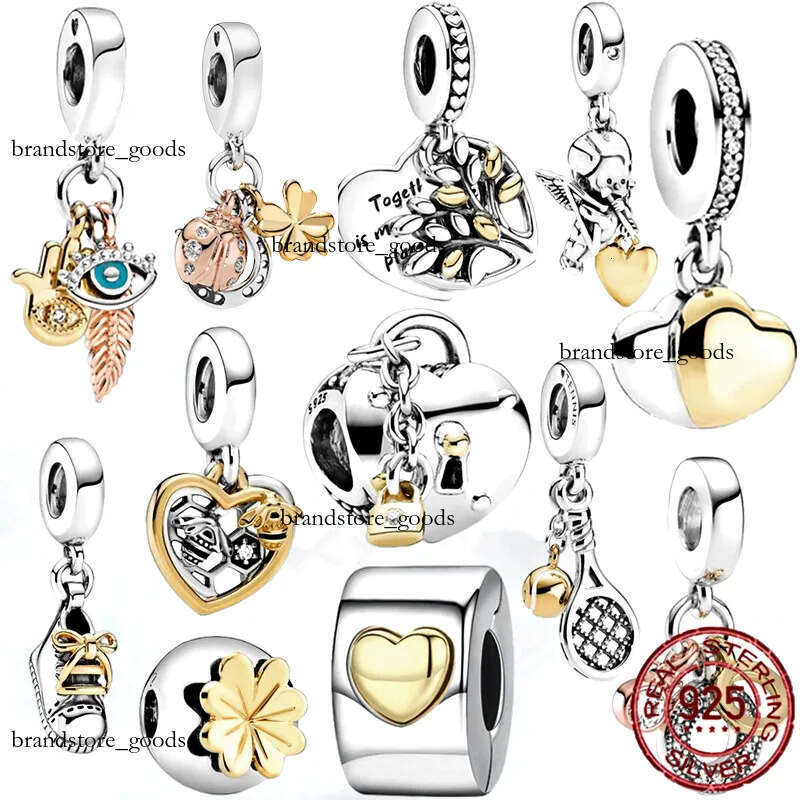 Popular High Quality 925 Sterling Silver Beads Angel Wings Lucky Heart Lover Charm For Original DIY Bracelet Ladies Jewelry Fashion Accessories 8-image-1083850642