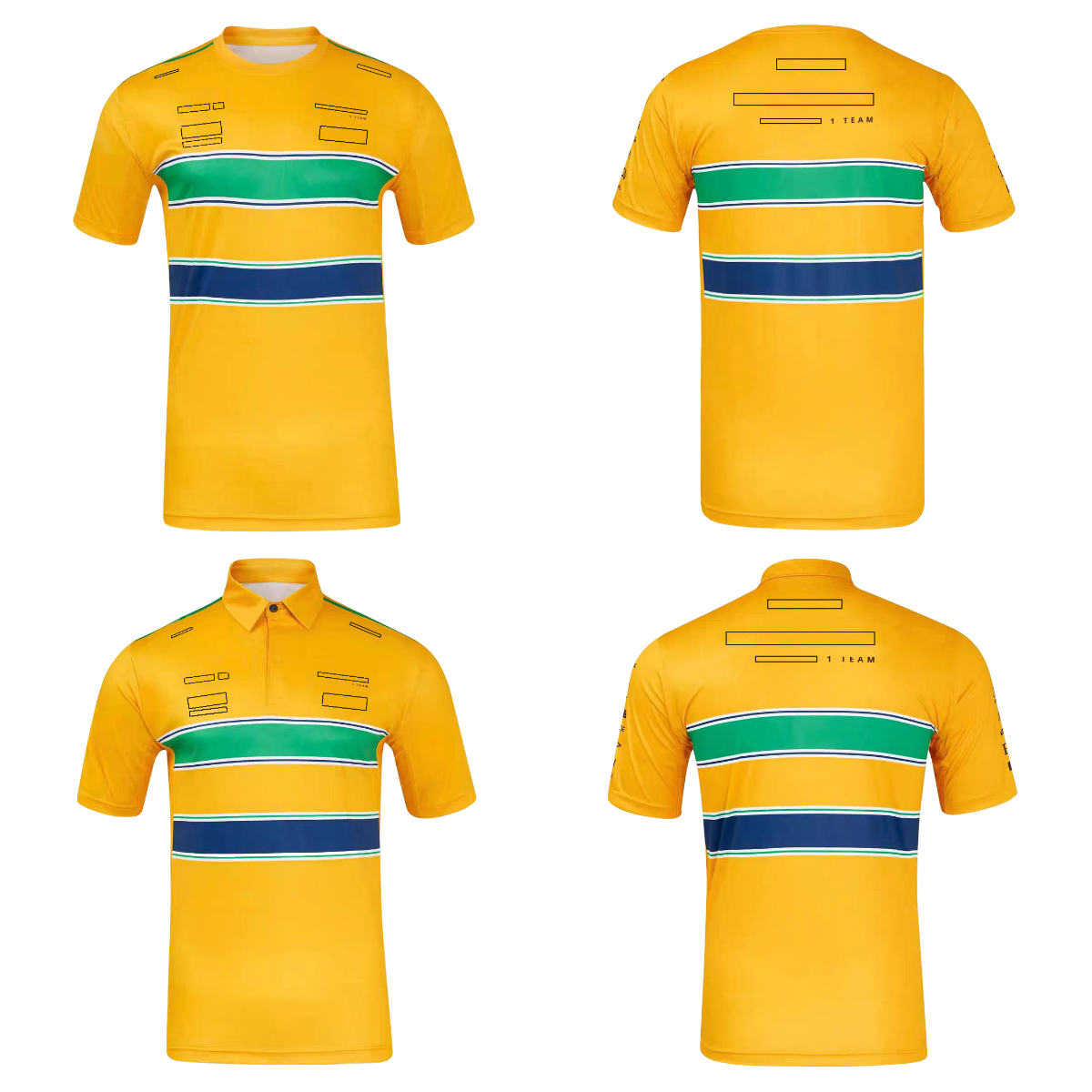 F1 Formula One Racing Team 2024 Short Sleeve Polo Shirt F1 Official T-shirt Plus Size Customization