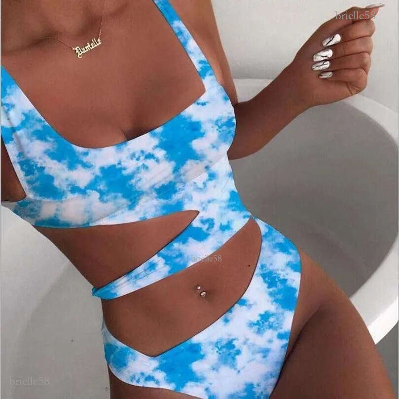 New Sexy White 1pc Swimsuit Cut Out Swimwear Push Up Monokini Bathing Suits Beach Wear Swimming Suit For Women T200708 H260114-image-1091923091