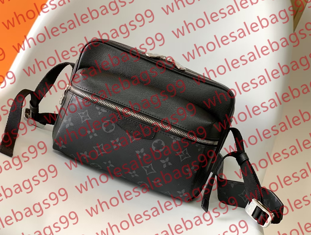 Outdoor Designer Crossbody Bags men TRIO Messenger bag Eclipse Reverse Canvas 2/3 pcs Set Leather Shoulder Bags With Wallet Clutch black embossed m3