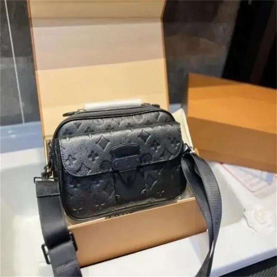 10A S Lock Borsa a tracolla donna uomo in pelle autentica marsupio borsa a vita zaino borsetta portafoglio
