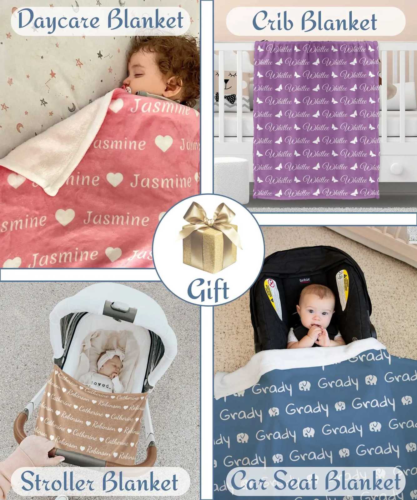 Kids Adults 36 Colors Personalized Name Flannel Blanket For Girls And Boys Customized Baby Blankets Letter Fleece Birthday GiftW251107-image-1083909450