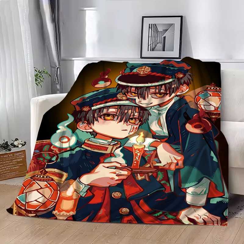 Anime Toilet-bound Hanako-kun-Cartoon Throw Blanket Luxury Designer Bedding Portable Fluffy Soft Blankets for Decorative SofaW251107-image-1083902737