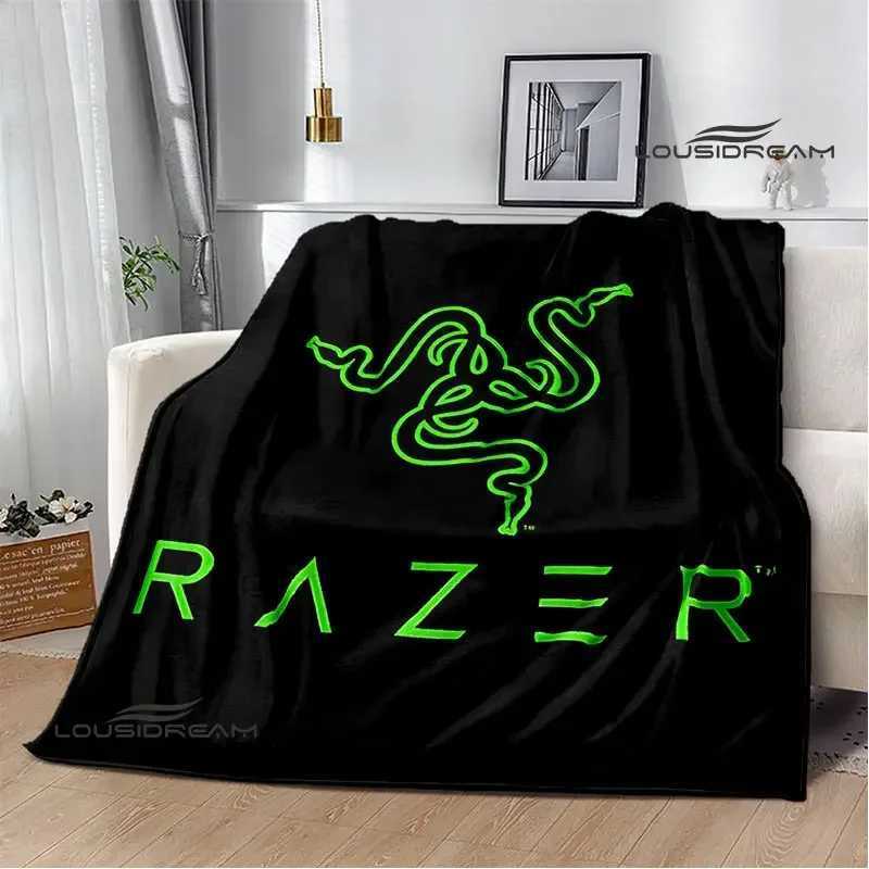 3D razer game printed blanket Flannel Soft Cozy Blanket Home Travel Essential Birthday Gifts Childrens warmth blanketW251107-image-1083903283