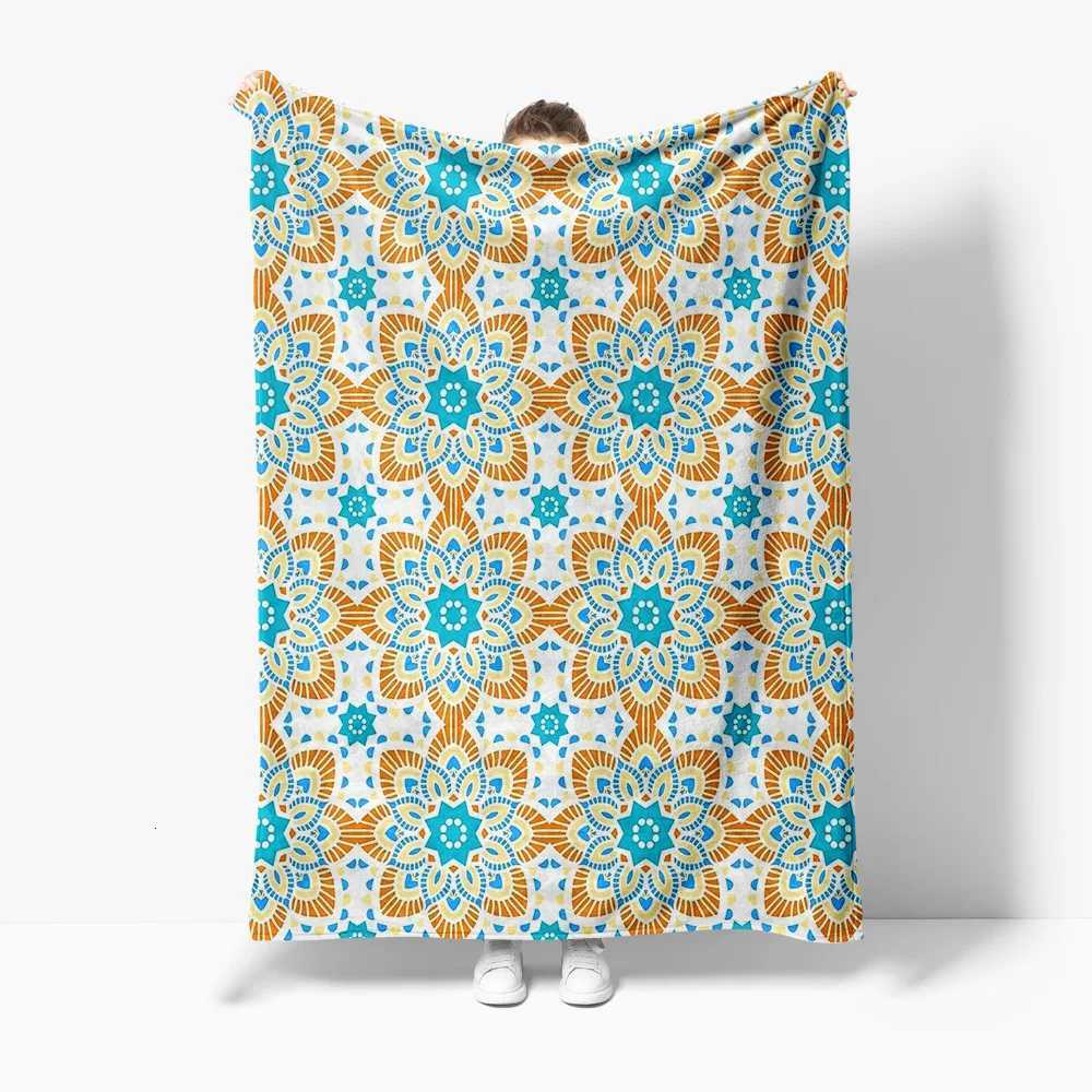 Turkish Style Floral Cotton Throw Blanket Sofa Bed Decorative Blanket Bedspread Quilt CoverW251107-image-1083905471