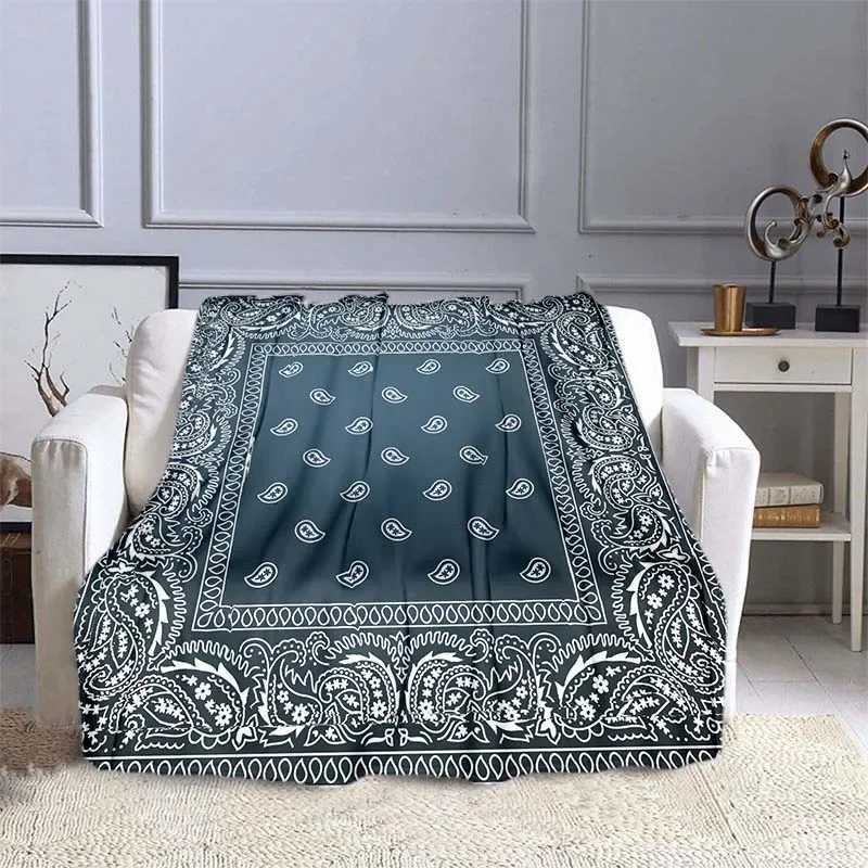 Boho Bandana Sofa Blankets for Beds Super Soft Warm Blanket Cover Flannel Throw Blanket Flannel Blanket Home GiftW251107-image-1083905666