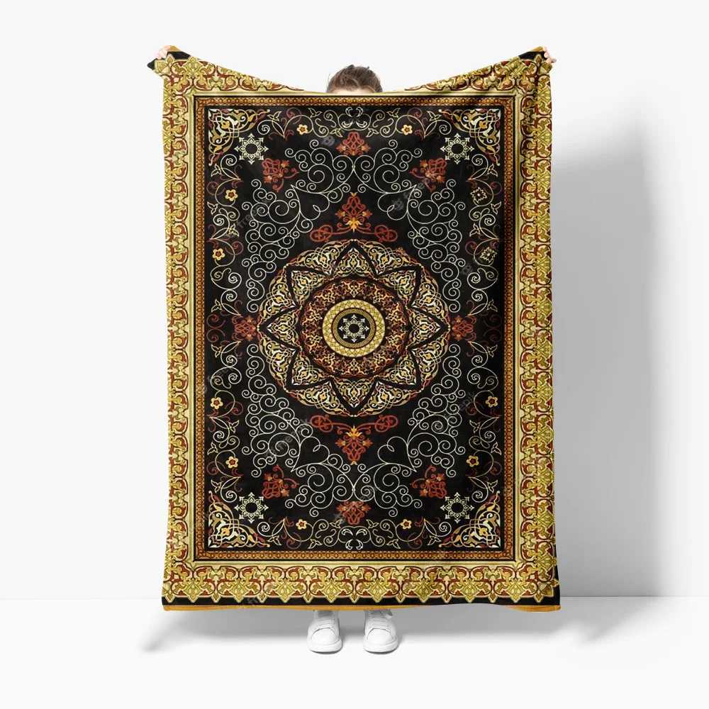 Boho Mandala Decorative Throw Blanket Psychedelic Bed Blanket Ethnic Pattern Bed Cover Decorative Sofa Throw BlanketW251107-image-1083906830