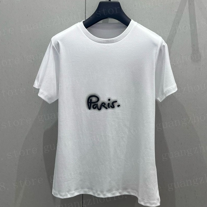 High Quality Designer T-shirts Women Men's Summer Short Sleeve Round Neck Shirts with Letter Printing 27152