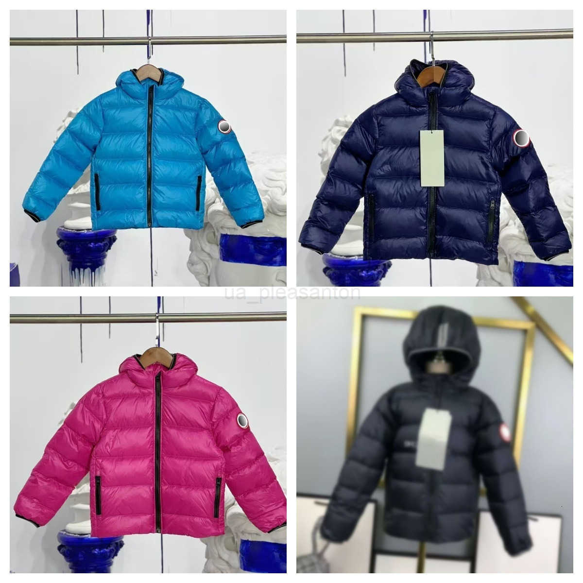 girl hoodies coats kid coat kids designer clothes girls boys winter jackets child clothe school 100 goose down filling C251107-image-1083896298