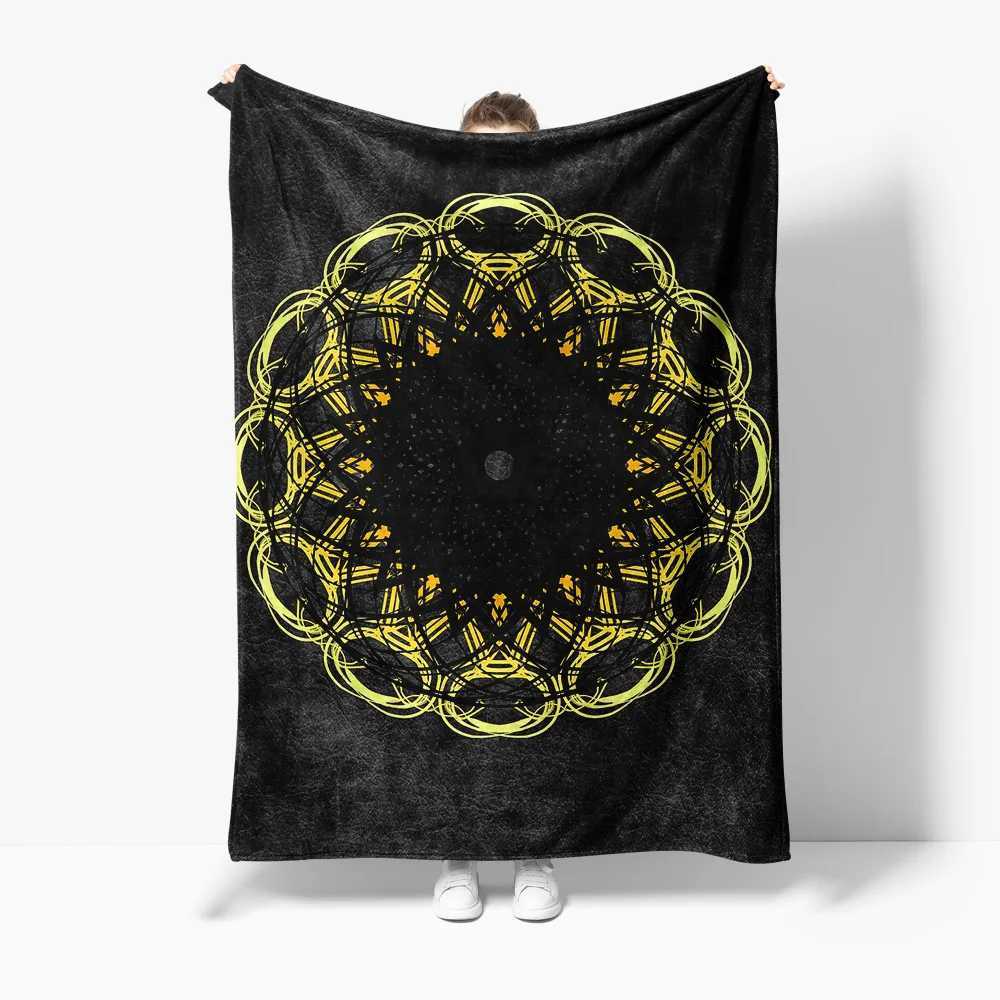 Fuzzy Throw Blanket Kids Baby Girls Boys Cotton Soft Plush Bed Blanket Decorative Mandala Decorative Cushion Cover GiftW251107-image-1083905614