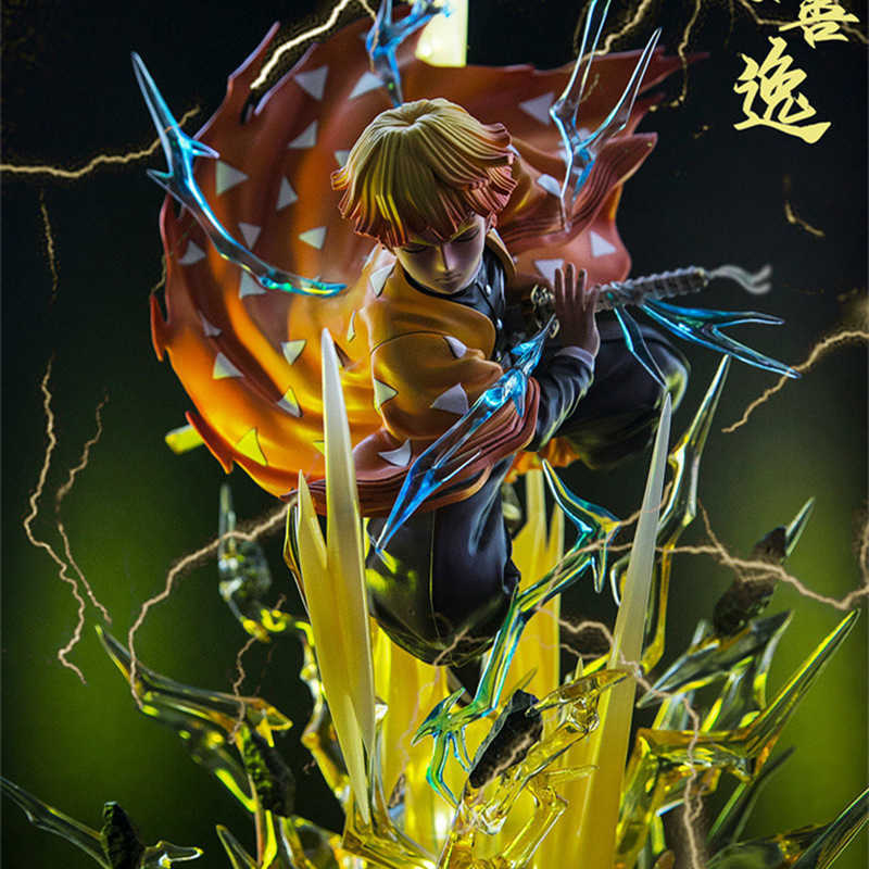 My wife Shinobu and Tanjiro Kamado; luminous statue model ornament figurine. L251110-image-995383454