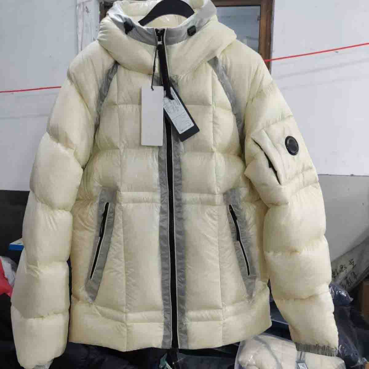 designer mens puffer doudoune Coats Winter jacket Glasses Hat Hip-hop Cardigan Zipper and Fleece Hooded Sweatshirt Outdoor Warm Jacket Unisex