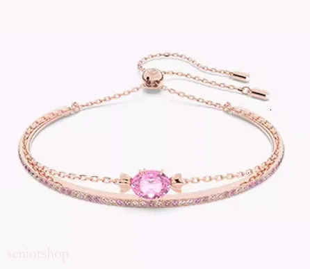 Designerswarovskilies Necklace Jewelry Series Candy Swarovskilies Dopamine Contrasting Collarbone Chain Womens Crystal Bracelet With Brand Box 87C