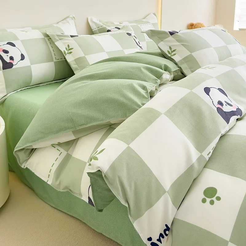 Fashion 1 pcs Pure Cotton Duvet Cover with Cute Print Skin Friendly Thick Cozy Duvet Cover Queen/king Couple or Single Bed H251111-image-1084143240