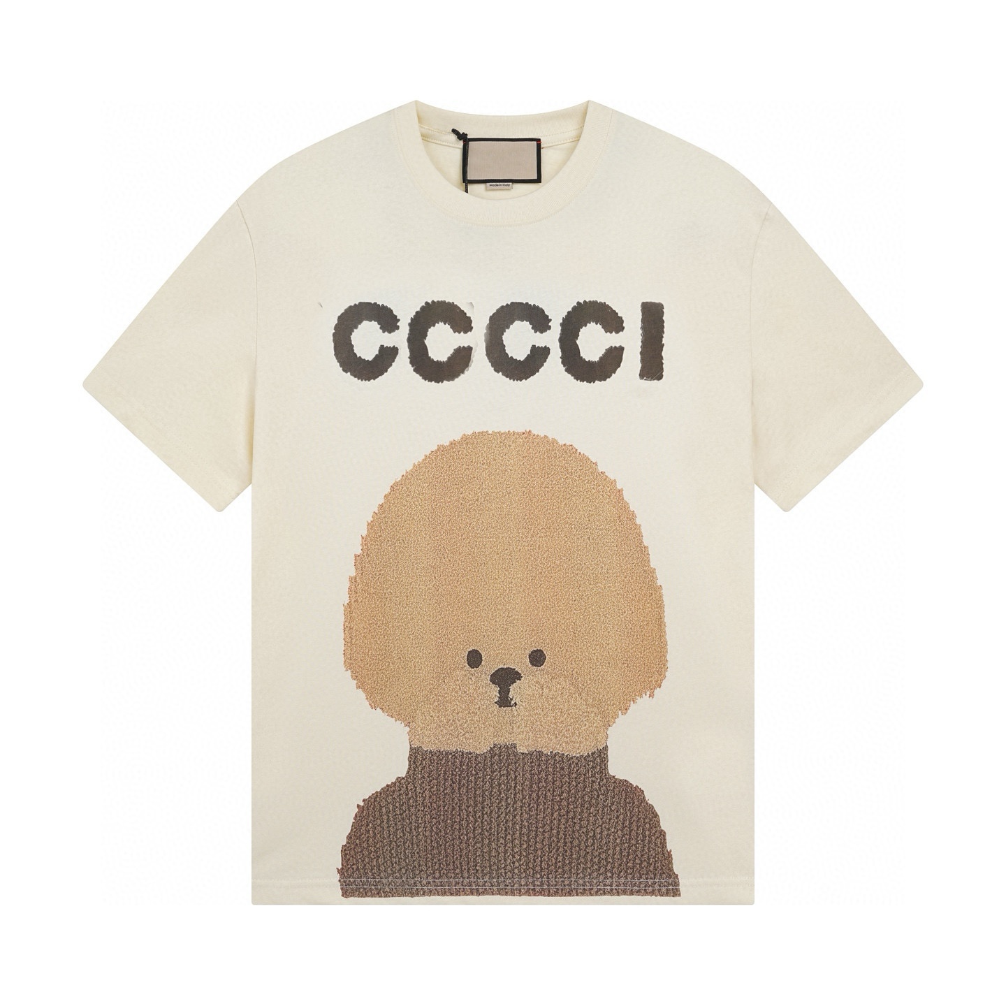 Men&#039;s T-Shirts Designer Letter printing Puppy pattern Suitable for both men and women Casual-image-896758225