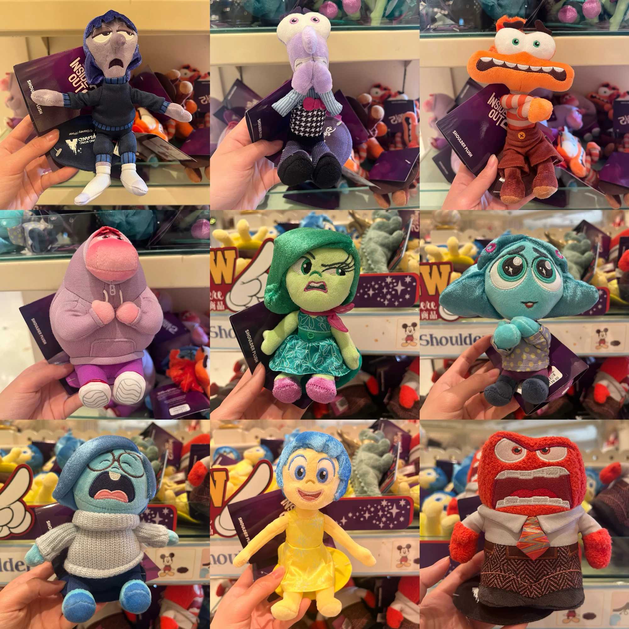 s Inside Out Joy Sadness Plush Mascot Toys with Shoulder Magnet for Sitting on the Shoulder Souvenir/Gift Item L251110ZP0U-image-1084029279