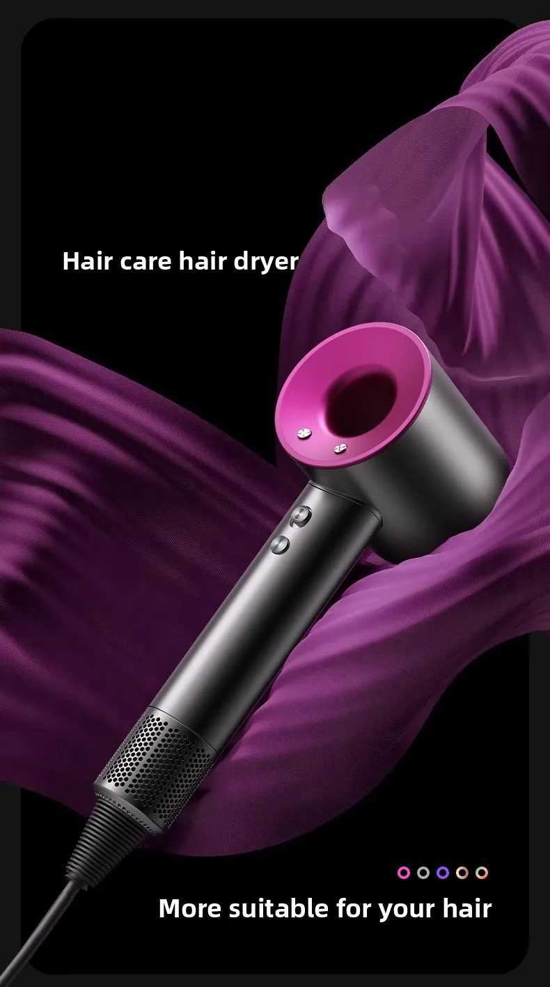 Hair dryer negative ion hair care silent and quick dry household wind strong and does not damage hair air duct H251111-image-1084141713