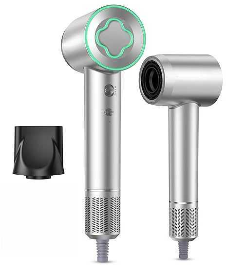 Professional 110000 RPM High-Speed Hair Dryer Bless Motor Negative Ionic Blow Dryer Fast Drying Low Noise Thermo-Control H251111-image-1084142135