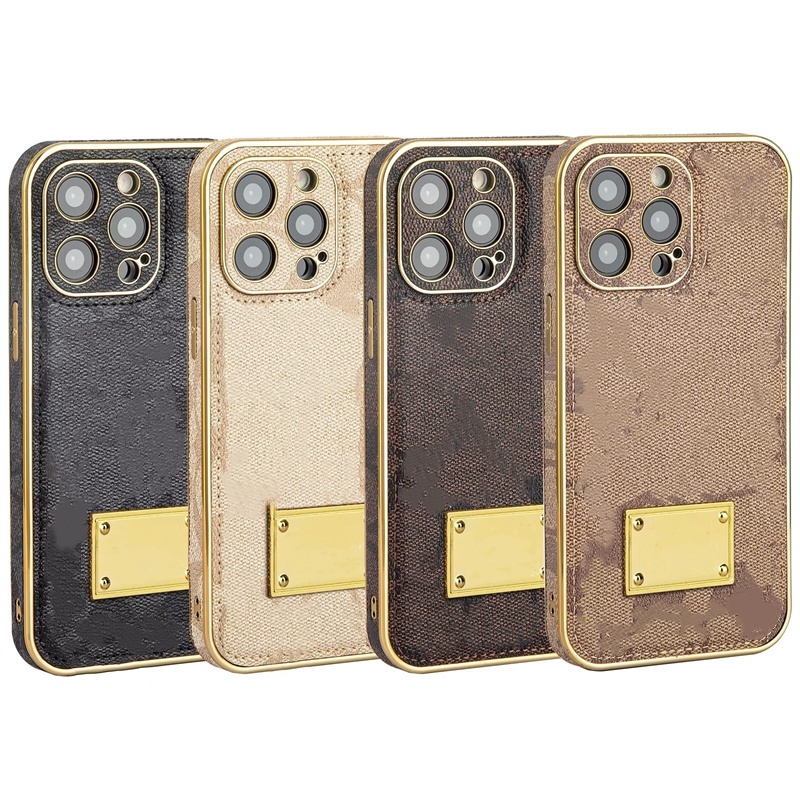 Designer Phone Cases For iPhone 17 Pro Max 16 Plus 14 13 12 11 15promax XR Cases classic Pro case solid color leather luxurious and high-end luxu