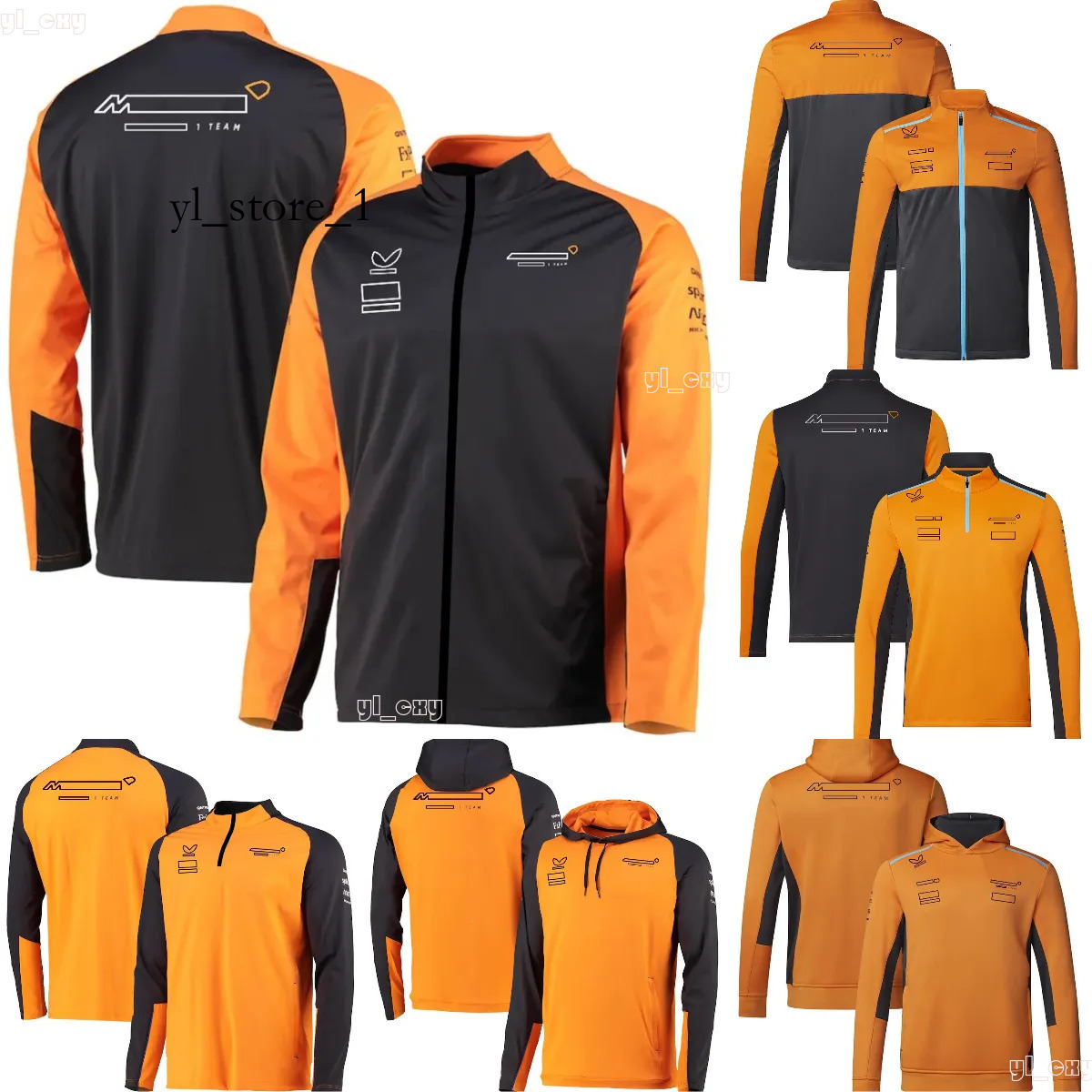 Mclaren F1 Jacket high quality designer 5a New Driver F1 Jacket Hoodie Jackets Formula Team Racing Sweatshirt Autumn Winter Fashion Warm Men's