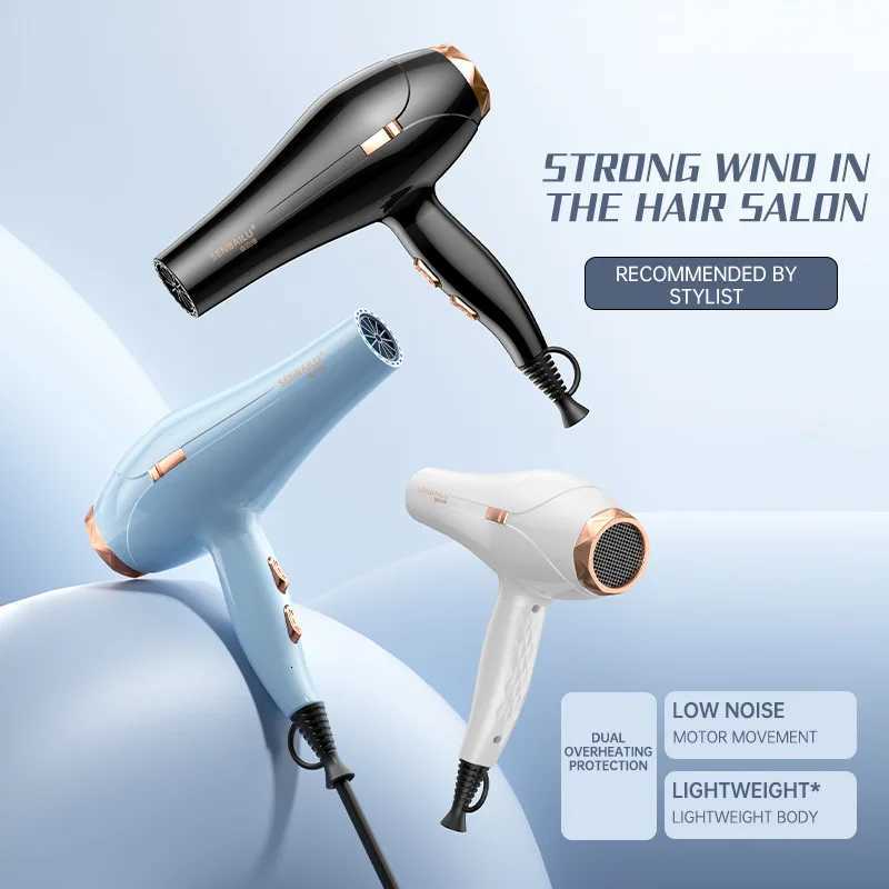 New Quick Drying Hair Dryer US/UK/EU Plug Household e Light Cold and Hot Air 110V220V Hammer Hair Dryer H251111-image-1084141735