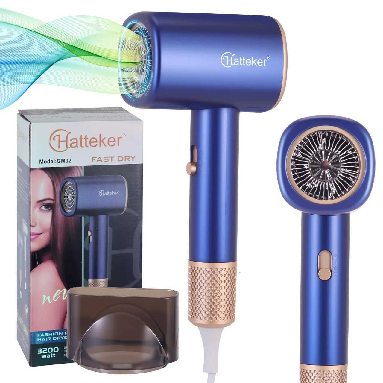 Hatteker 3200W Portable Hair Dryer 3 Temperature Settings He Use Hotel Salon Professional Electric Blow Dryer for Travel H251111-image-1084141453