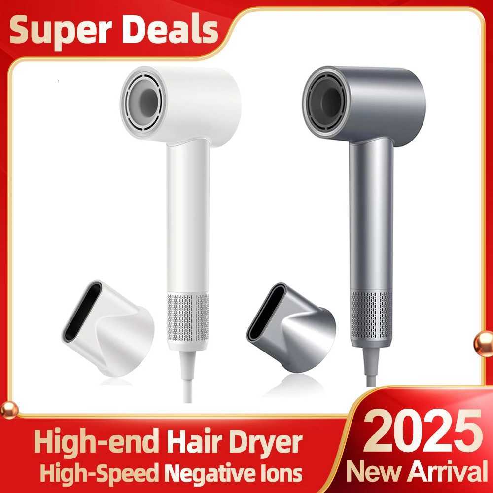 High Speed Hair Dryer ABIR SU9360 Rotating Magnetic Nozzle200mil Negative IonsLow NoiseBlow Dryer 1600W Quick dry for He H251111-image-1084142128