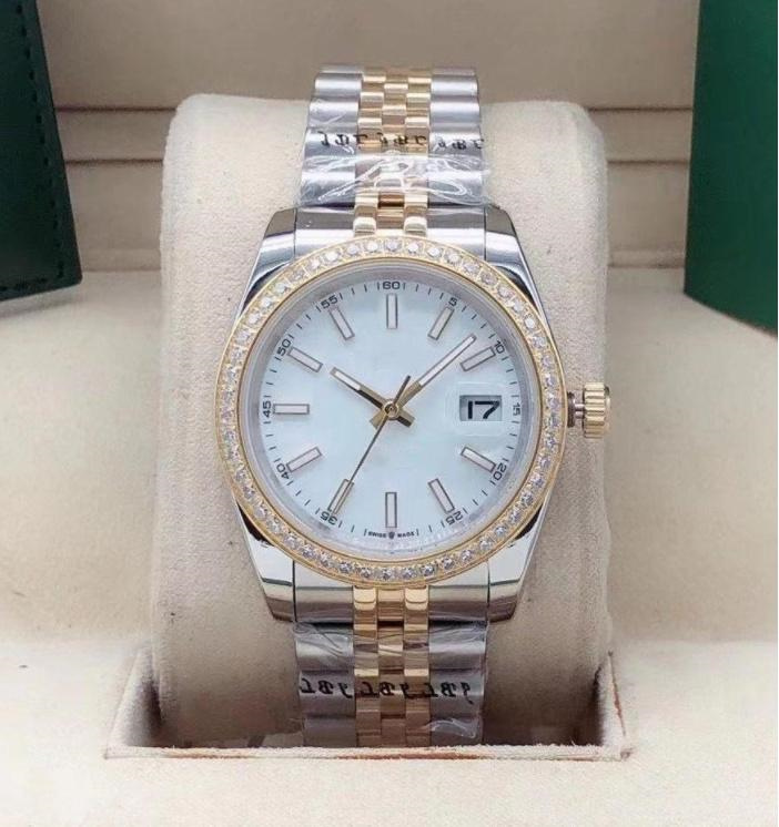 U1 Top AAA Womens Watches Sapphire Crystal Automatic Mechanical 69178 High Quality Day Date just Watches Jubilee Gold Diamond Bezel Lady Watch Gift