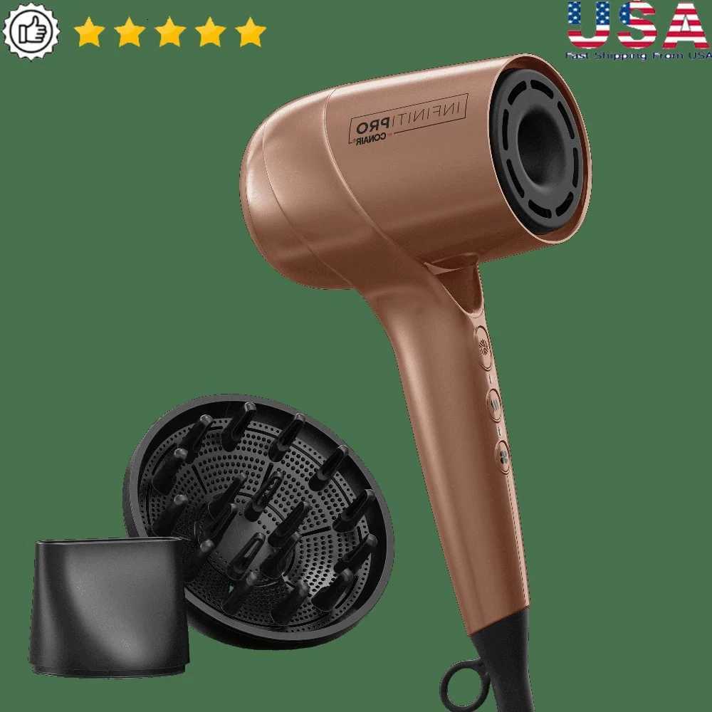 DigitalAIRE Ionic Hair Dryer Lightweight Design Includes Diffuser Concentrator 3 Heat Settings 2 Speed Controls Cold Shot H251111-image-1084141731