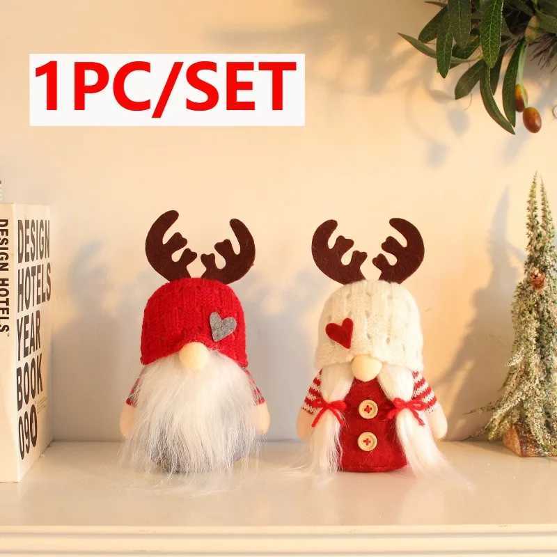 1PC Christmas Dwarf Plush Toy Decoration Christmasfor Desk Shelf Fireplace Winter Holiday DecorationM251111-image-1084134421