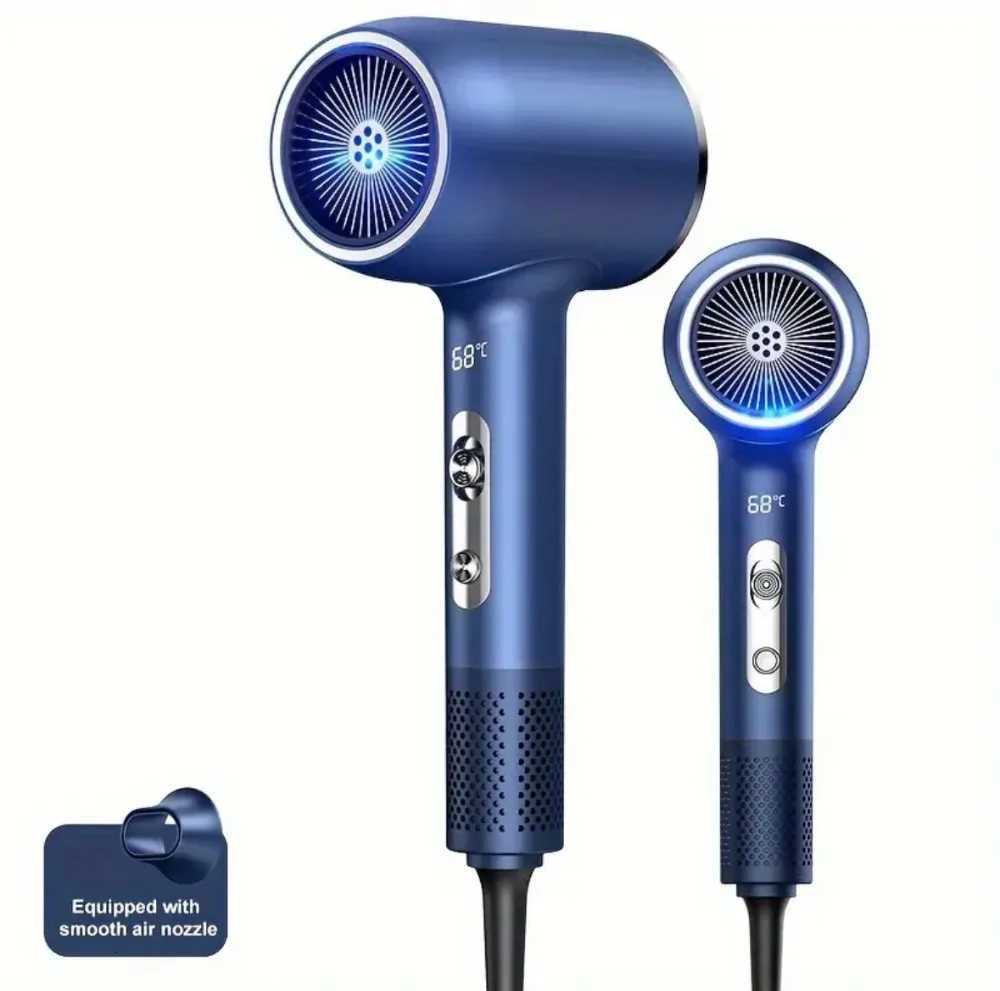 Electric High Speed Hair Dryer 120000RPM Bless Negative Ions Blow Dryer 2400W er Powerf Wind Low noise Salon Hair Dryer H251111-image-1084142042