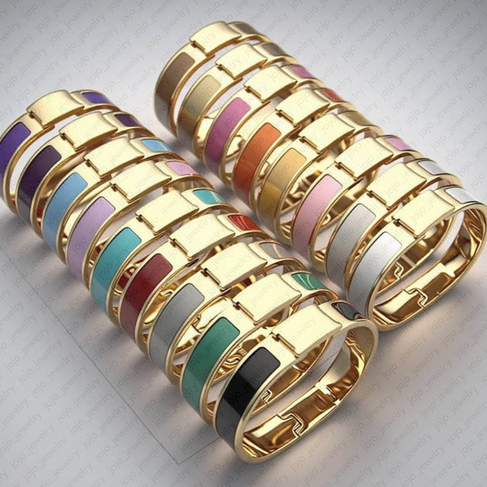 bracelet de créateur hommes exquis bijoux pour hommes designer bracelet en or femmes 12mm bracelet en émail top vente bracelet de champagne brace