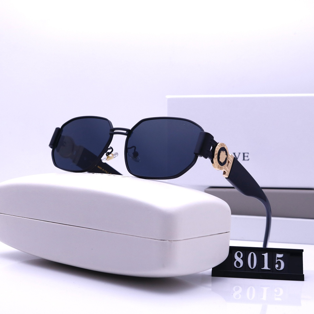 Designer Sunglasses for metal Rectangle Polygons men Hollow Classic frame Outdoor Beach Sun Glasses For women