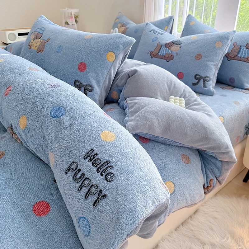 Single/Double/Queen/King Size Comforter Cover Adults Kids Room Duvets Cover Winter Bedding Thicken Quilt Cover No case H251111-image-1084169537
