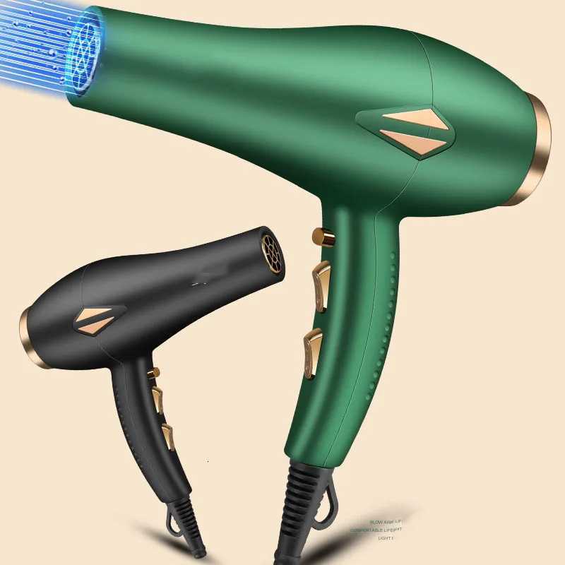 Professional Powerf Hair Dryer Fast Dry Styling Blow Barber Salon Styling Tools Hot/Cold Air Blow Dryer 3 Speed Adjustment H251111-image-1084142307