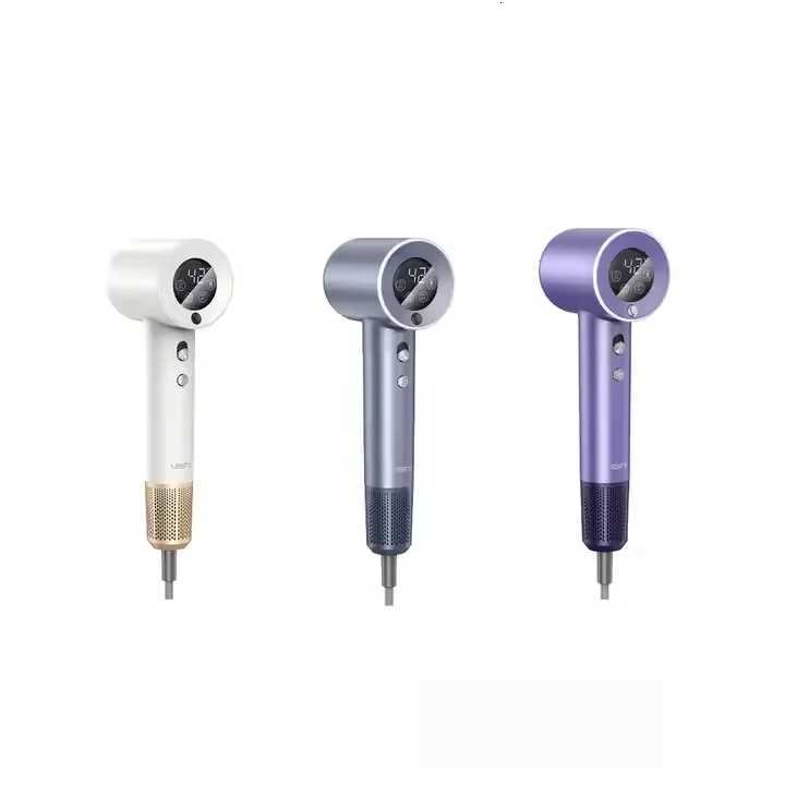 Hot Selling Collapsible Color Ring Light Hair Blower Dryer With Temperature Circle Adjustment H251111-image-1084142233