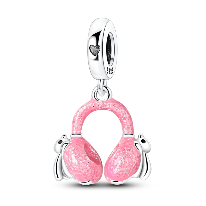 10 pièces mélange de styles breloques pendantes pour bracelet, bracelets à breloques en argent sterling 925 bracelets européens collier pendentif