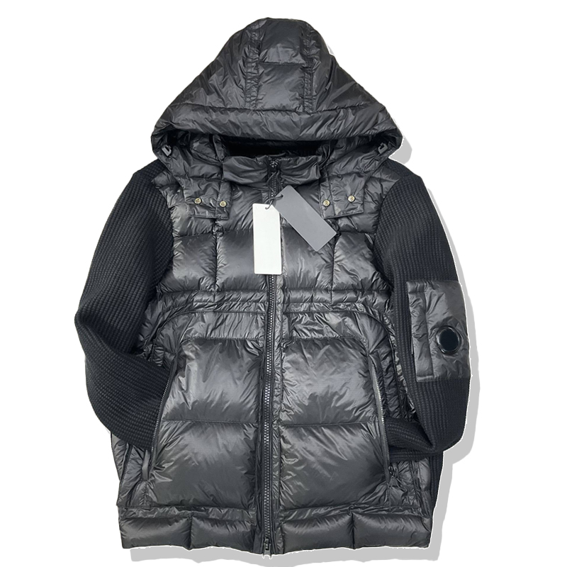 Men's Down Parkas Top quality mens brand Topstoney designer parka Binocular mirror hooded mens down jacket M-2XL