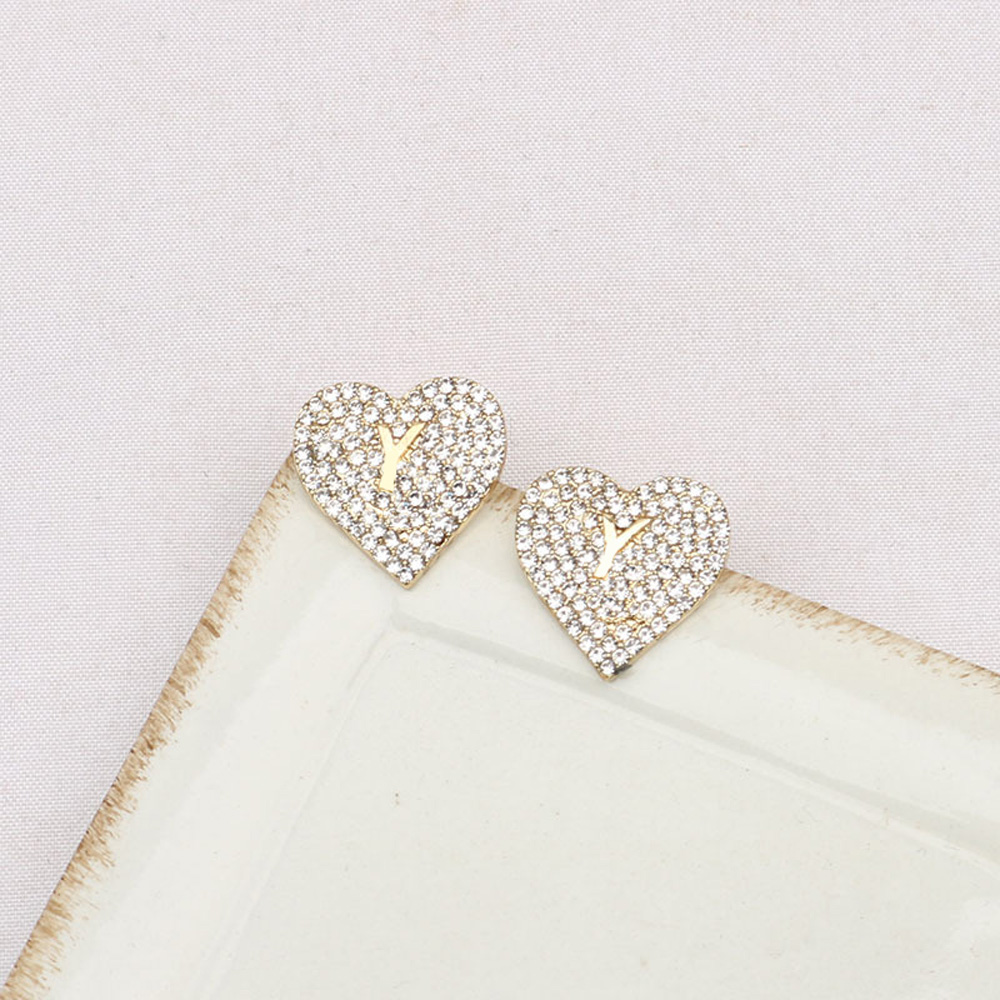 Très bonne qualité Boucles d'oreilles Designer LETTRES MORTILLES D'OREIL