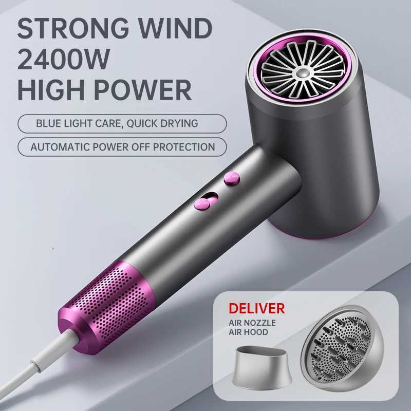 Professinal Hair Dryer Negative Lon Hair Care Quick Dry He 2400W Powerf Hairdryer Constant Anion Electric Blow Dryers H251111-image-1084141388