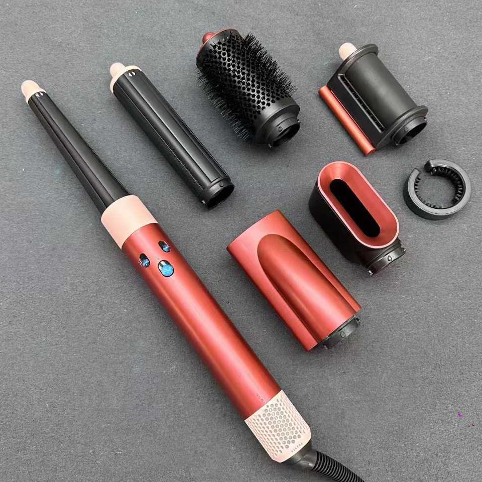 Multifunctional 7in1 Curling iron Hair dryer Negative ion styling tool Top quality Dry & wet curling iron hairdrier with gift box-image-1057043335